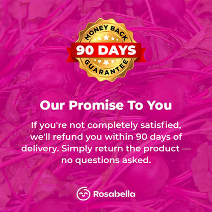 ROSABELLA ORGANIC BEET ROOT CAPSULES - 130OMG BEET RO0T POWDER AIDS HEALTHY CIRCULATION & VITALITY, NON- GMO, BEET ROOT SUPPLEMENT